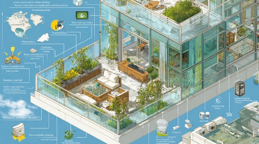 Иллюстрация факторов, влияющих на стоимость остекления балкона